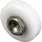 Prime-Line Shower Door Roller, 3/4in Dia, Flat Edge Nylon Tire, Steel Ball Bearings Threaded Hex Head Hub, 4PK M 6152 - alternate 1